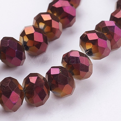 Electroplate Glass Bead Strands LS-EGLA-R080-8mm-08-1