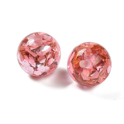 Transparent Resin with Paillette Beads RESI-G110-02D-1