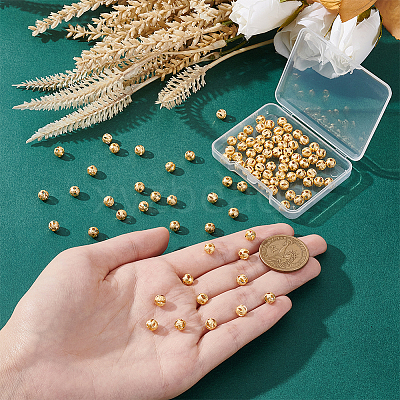 Brass Beads KK-BC0009-96-1