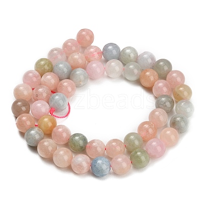 Natural Morganite Beads Strands GG-G476-8mm-01-1