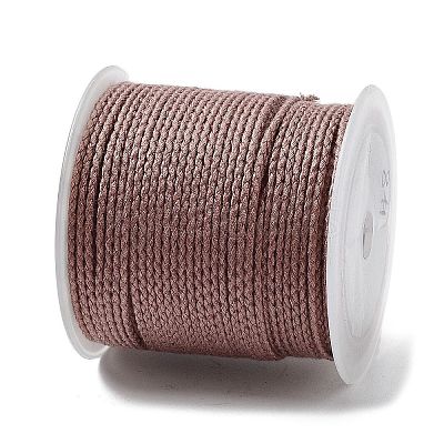 20M Polyester Braided Cord for Jewelry Making OCOR-G015-04A-20-1