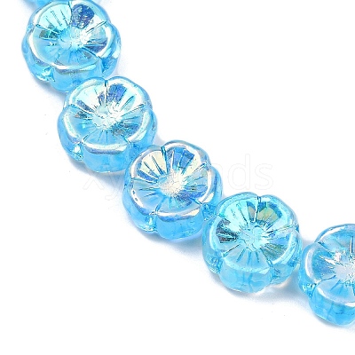 Czech Pressed Glass Beads GLAA-I061-30-1