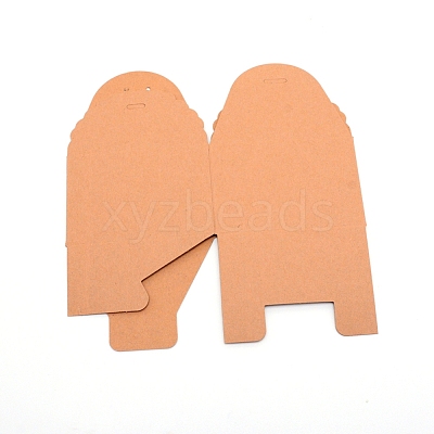 Foldable Creative Kraft Paper Box CON-WH0073-96A-1