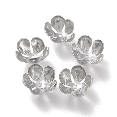 Non-Tarnish 304 Stainless Steel Bead Caps STAS-K194-14P-1