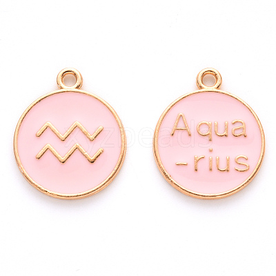 Alloy Enamel Pendants ENAM-S124-01A-09J-1
