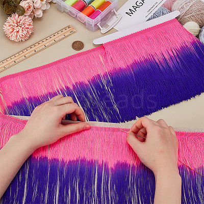 2M Two Tone Polyester Tassel Ribbon OCOR-FG0002-37A-1