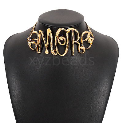 Punk Style Alloy Choker Necklaces for Women WGA180C-17-1