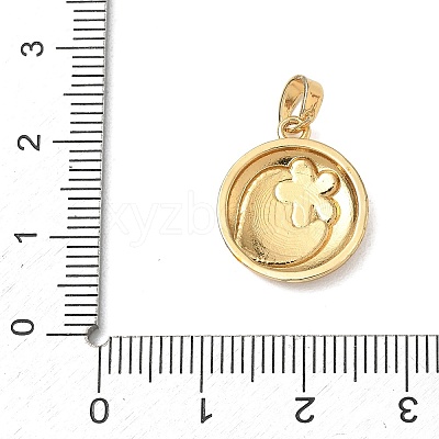 Brass Enamel Pendants KK-CBA5A06-01-1