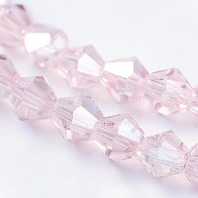 Glass Beads Strands EGLA-S056-10-1