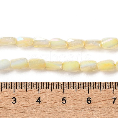 Ombre Effect Dyed Glass Beads Strands GLAA-I059-01D-1