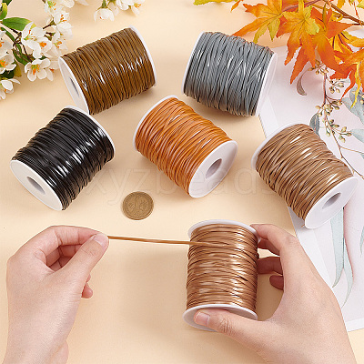 6 Rolls 6 Styles 50M Flat PVC Cords OCOR-PH0002-55-1