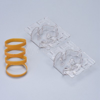 Flower Plastic Candle Molds DIY-I035-12-1