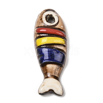 Handmade Porcelain Big Pendants PORC-Z003-01H-1