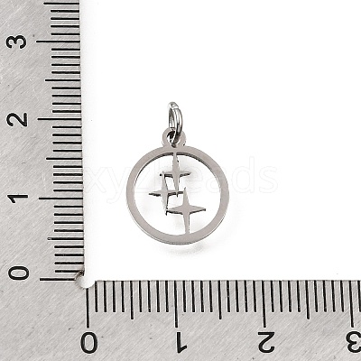 304 Stainless Steel Charms SA-CBA4CE0-13P-1