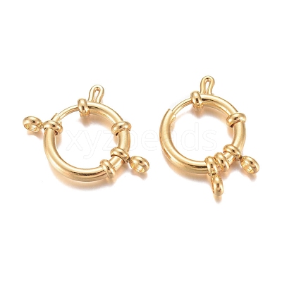 304 Stainless Steel Spring Ring Clasps STAS-G190-17G-A-1