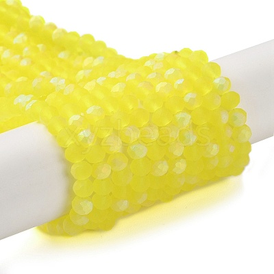 Transparent Glass Beads Strands EGLA-A034-T4mm-MB29-1