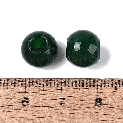 Natural White Jade European Beads G-Q607-01A-05-1