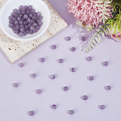 Natural Grade B Amethyst Beads G-PA0002-59B-1