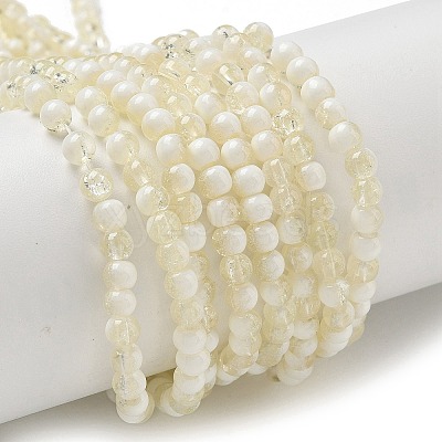 Crackle Glass Beads X1-GLAA-U001-4mm-11-1