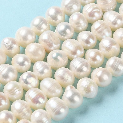 Natural Cultured Freshwater Pearl Beads Strands PEAR-E018-37-1