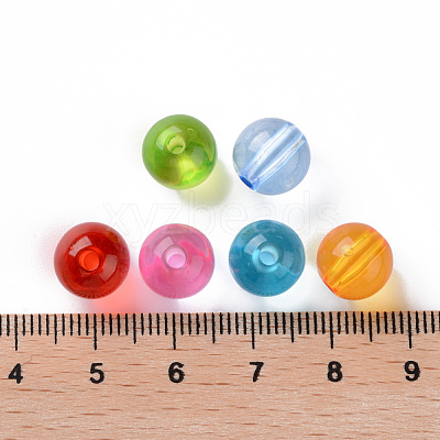 Transparent Acrylic Beads X-MACR-S370-A10mm-1