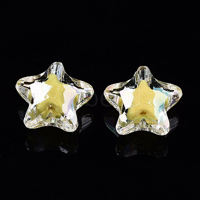 Transparent Acrylic Beads X-TACR-N011-001C-03-1