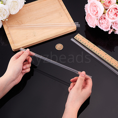 Transparent Acrylic Pipe AJEW-WH0475-51L-1