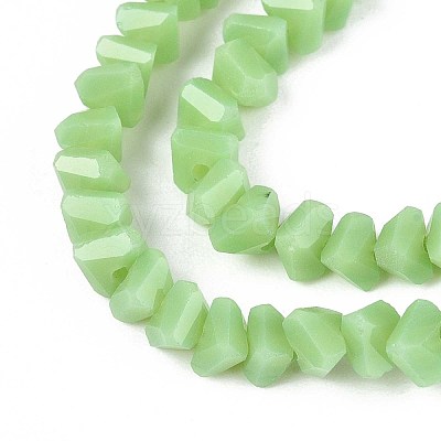 Opaque Glass Beads Strands GLAA-N019-4mm-16-1