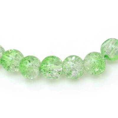 Baking Paint Crackle Glass Beads Strands X-CCG-S001-4mm-13-1