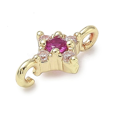 Brass Rhinestone Pendants LS-RB-CBAA948-03G-1