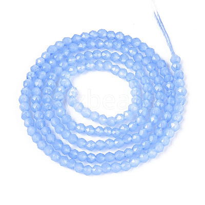Imitation Jade Glass Beads Strands GLAA-T028-2mm-11L-1
