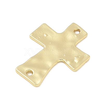 Alloy Textured Religion Cross Links Connector Charms FIND-Z127-01G-02-1