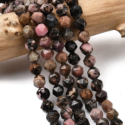 Natural Rhodonite Beads Strands G-Z119-A19-01-1