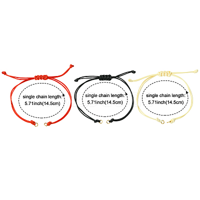 Braided Waxed Polyester Cord X1-AJEW-JB01153-01-1