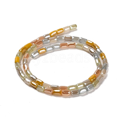 Electroplate Glass Beads Strands EGLA-D030-08F-1