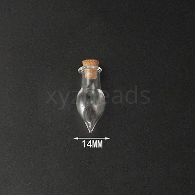 Mini High Borosilicate Glass Bottle Bead Containers BOTT-PW0001-261G-1