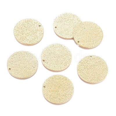 Ion Plating(IP) 304 Stainless Steel Pendants STAS-G211-25mm-01G-1