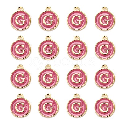 Golden Plated Alloy Enamel Charms LS-ENAM-S118-08G-1