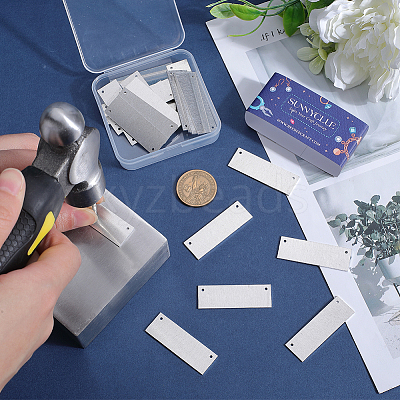 30Pcs Aluminum Pendants FIND-SC0010-01-1