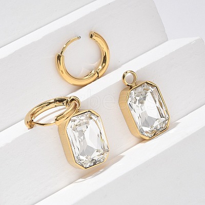 Ion Plating(IP) 304 Stainless Steel Hoop Earring EJEW-C017-06G-03-1