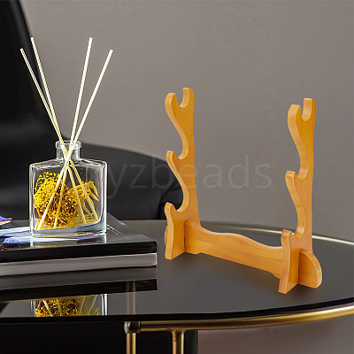 3-Tier Wood Sword Display Stands ODIS-WH0004-12-1
