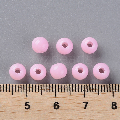 Opaque Acrylic Beads LS-X-MACR-S370-C6mm-A01-1
