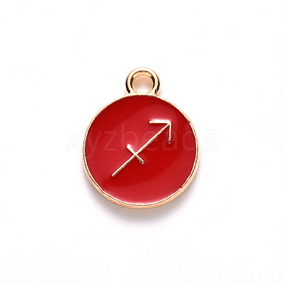 Alloy Enamel Pendants LS-X-ENAM-S124-01A-07F-1