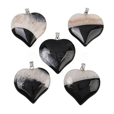 Natural Agate Pendants GG-K002-04D-1