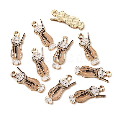 Alloy Pendants LS-ENAM-CJC0011-24KCG-1
