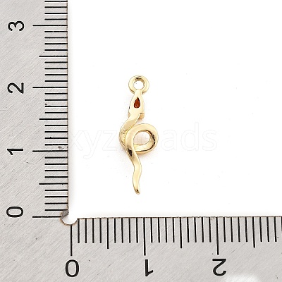 Brass Micro Pave Cubic Zirconia Pendants KK-M321-01E-G02-1