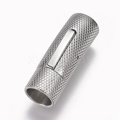 Tarnish Resistant 304 Stainless Steel Bayonet Clasps X-STAS-A035B-8P-1