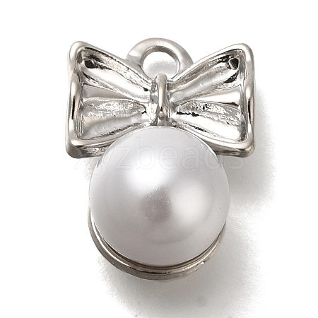 ABS Imitation Pearl Pendants FIND-M041-08P-1