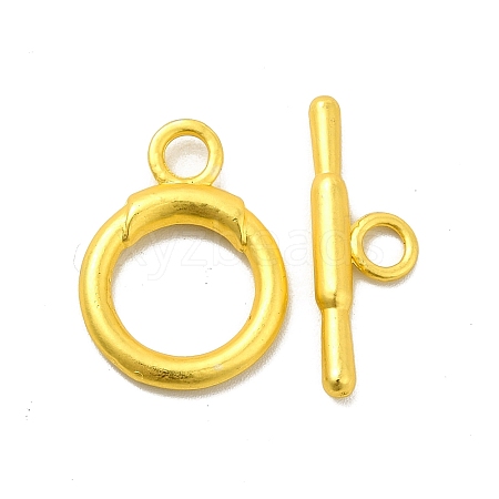 Rack Plating Alloy Toggle Clasps FIND-I034-07MG-1