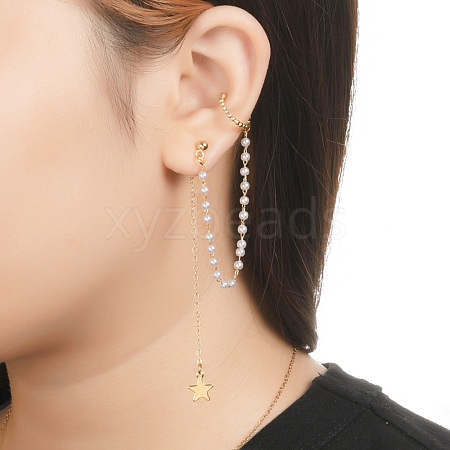 Cuff Earrings EJEW-JE04298-1